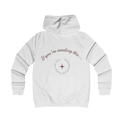 You're Doing Great Momma Cozy Women's Hoodie